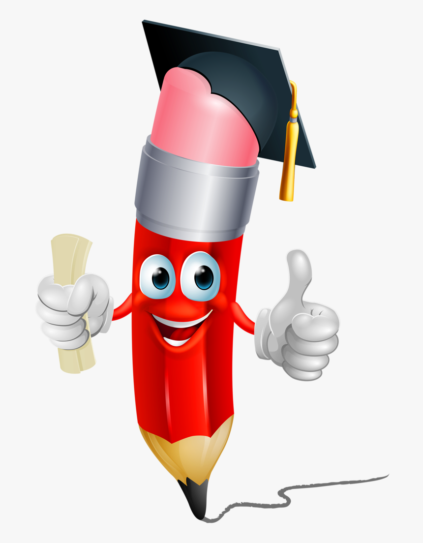Clipart Freeuse Stock Clipart Crayons - Pencil Graduation Clipart, HD Png Download