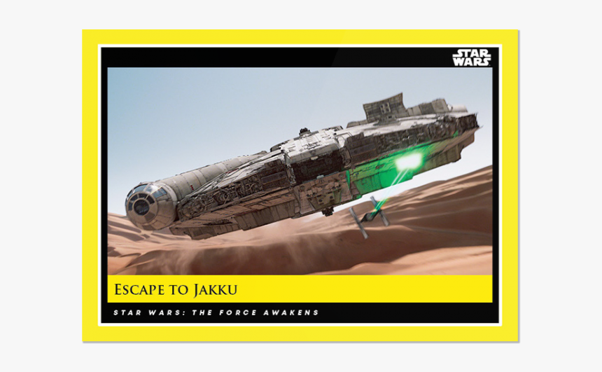 Escape To Jakku - Millennium Falcon, HD Png Download