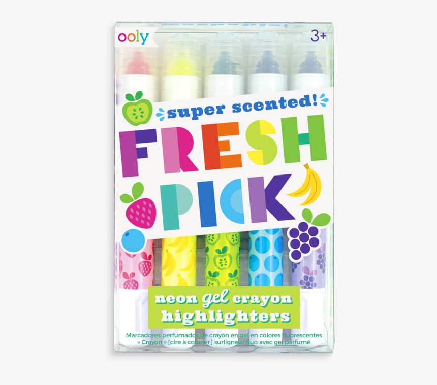 Smooth Scented Gel Highlighters, HD Png Download
