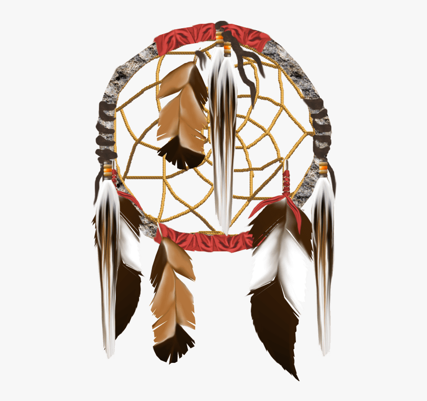 Dream Catcher Feathers - Dreamcatcher Png Red, Transparent Png
