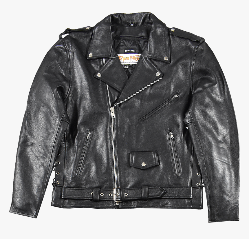 Classic Leather Biker Jacket Tall 
 Class Lazyload - Leather Jacket, HD Png Download