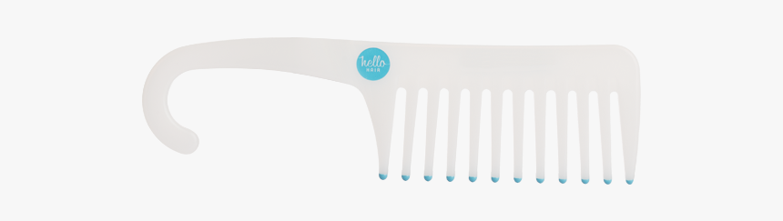 Hello Hair Wide Tooth Comb - Wide Tooth Comb Transparent Png, Png Download