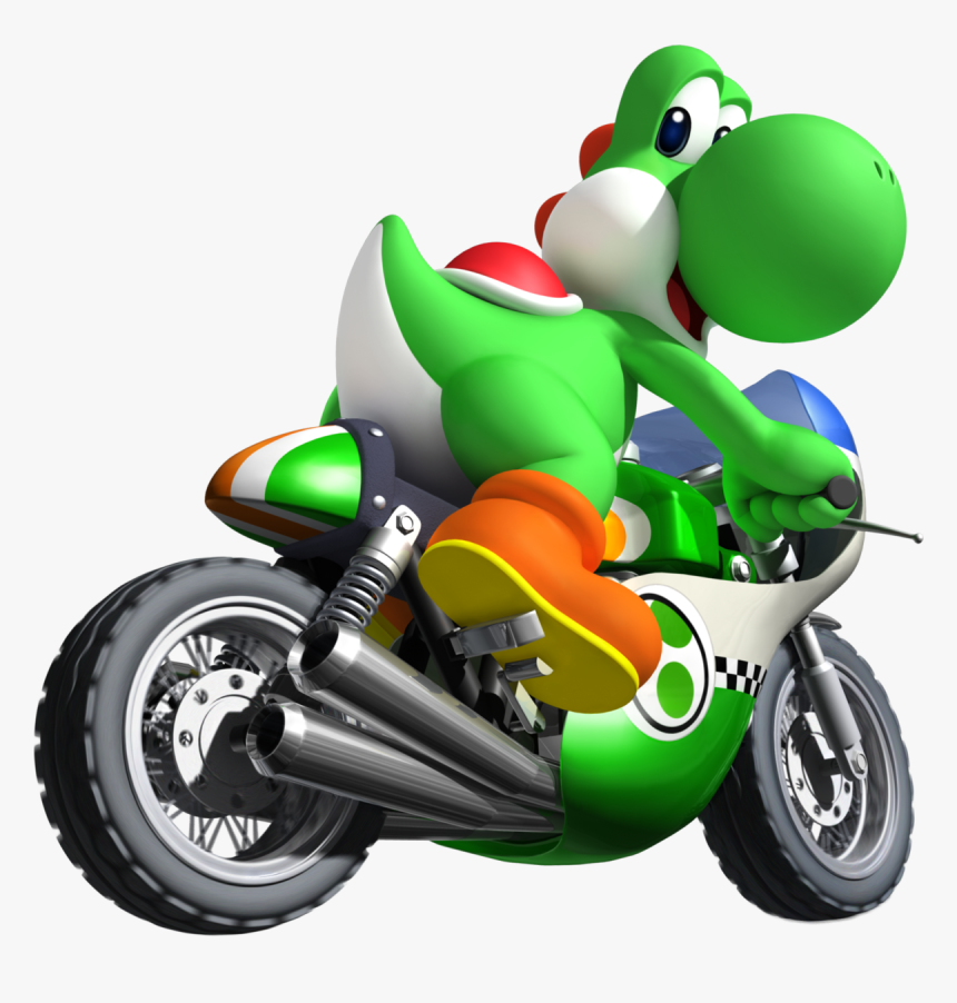 Yoshi Mario Kart Png, Transparent Png