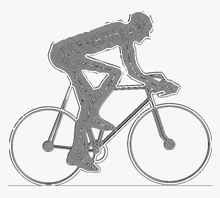 Green Cyclist, HD Png Download