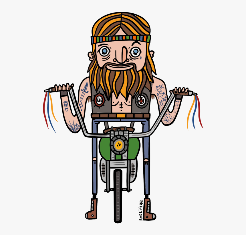 Biker Png, Transparent Png