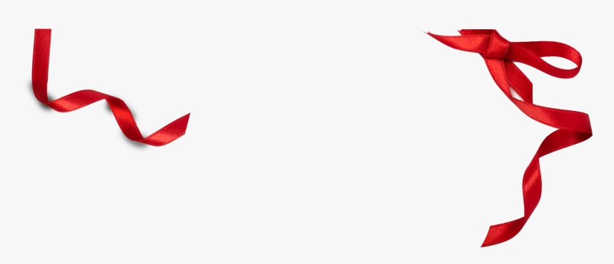 Gift Valentines Romance Red White Day Ribbon Clipart - Ribbon, HD Png Download