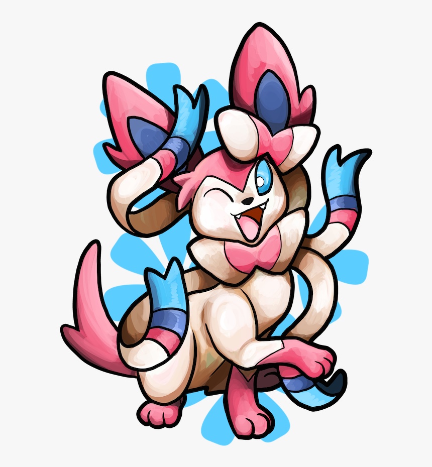 Sylveon - Cartoon, HD Png Download