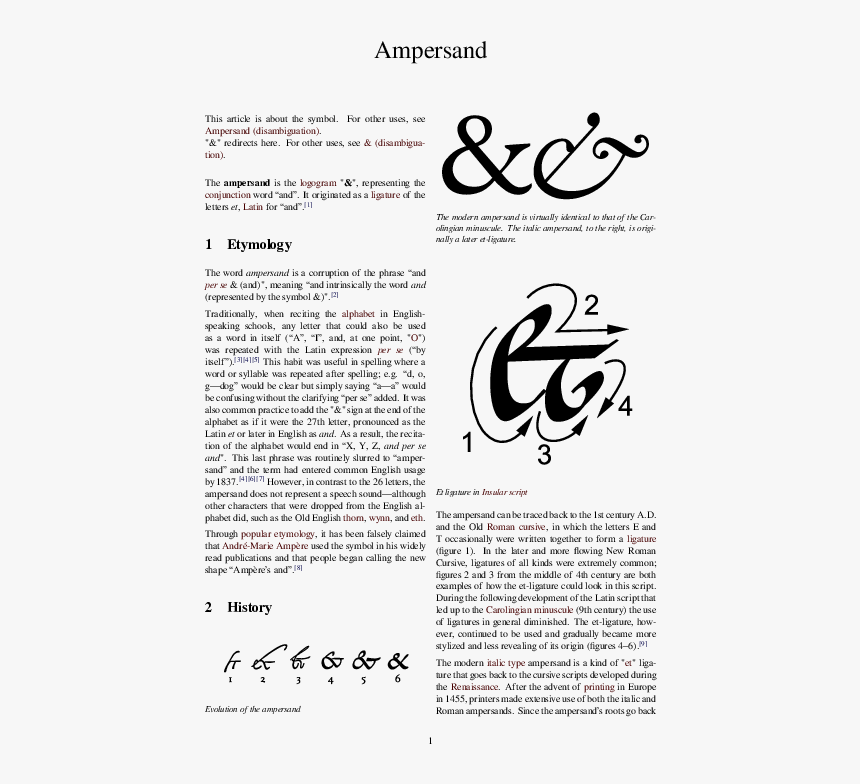 Ampersand, HD Png Download