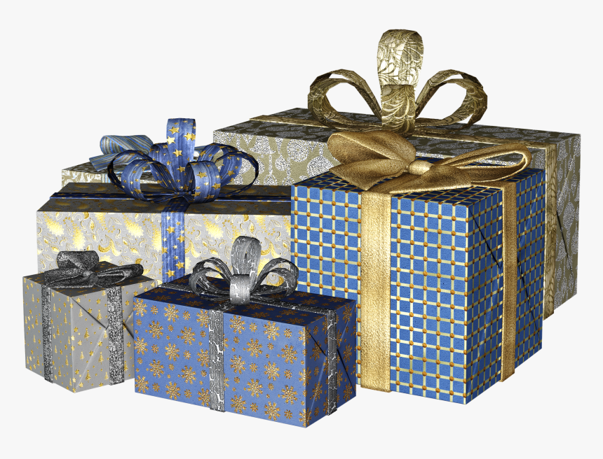Gift, Christmas Gift, Packed, Give, Loop, Christmas, HD Png Download