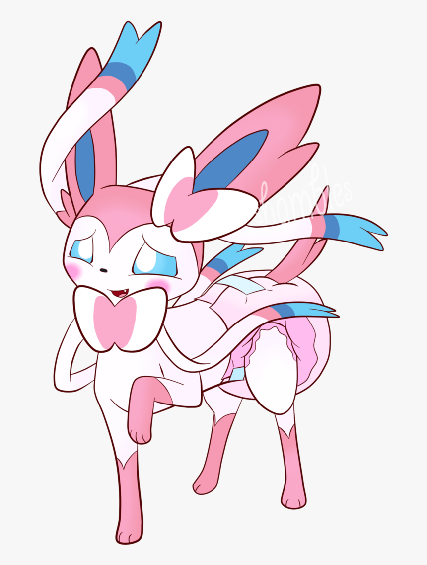 Sylveon By The Shambles - Pokemon Sylveon In Diapers, HD Png Download