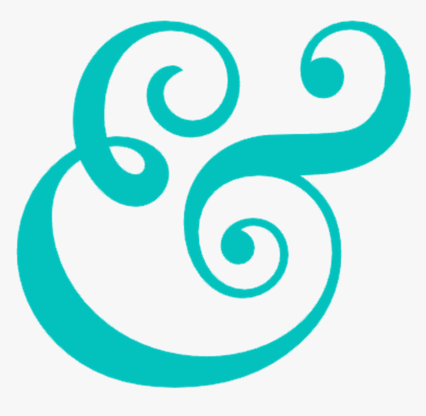 Ampersand Typography Letter Calligraphy Font - Typography, HD Png Download