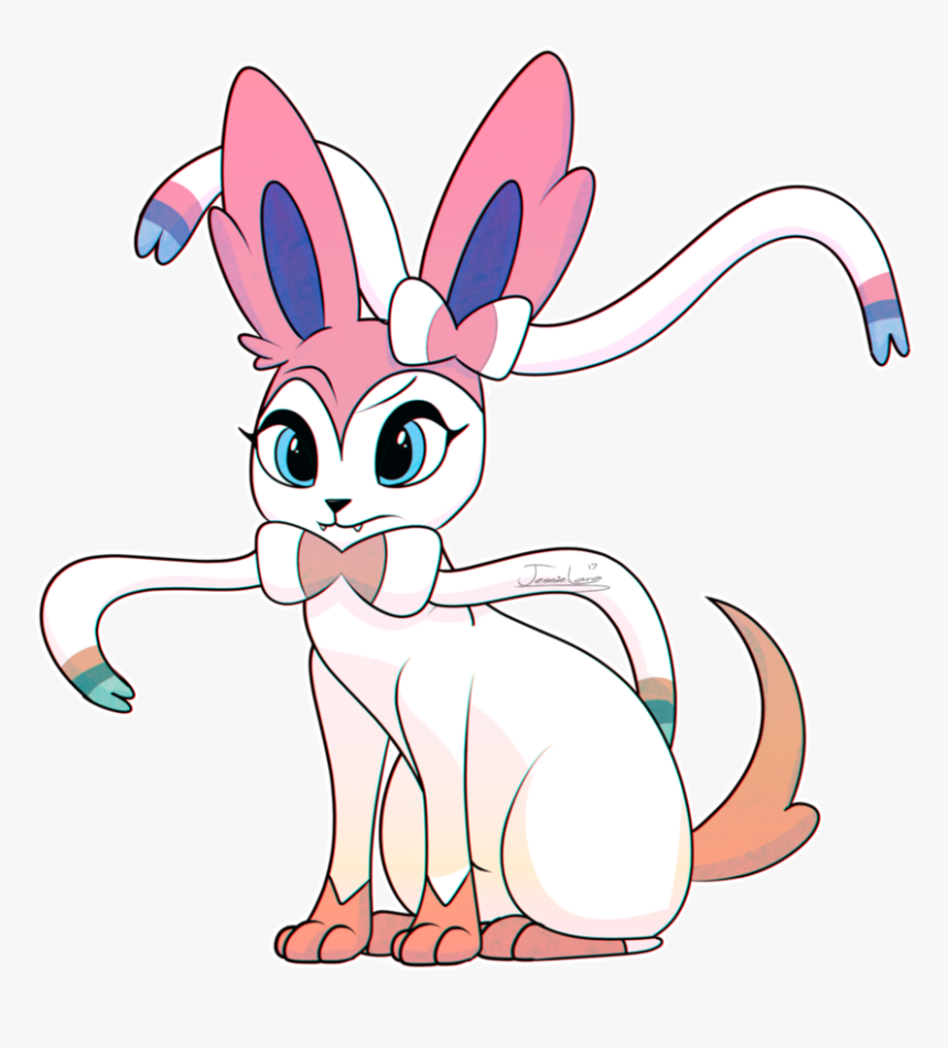 Sylveon - Cartoon, HD Png Download