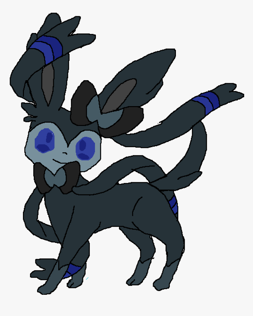 Black Sylveon, HD Png Download