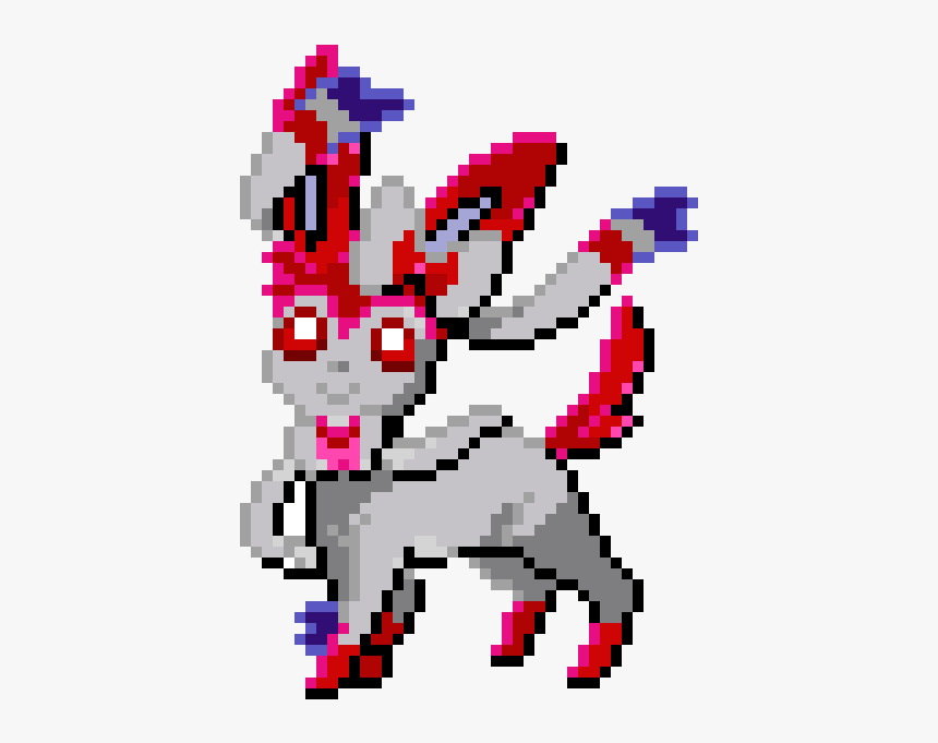 Pokemon Sylveon Punto De Cruz, HD Png Download