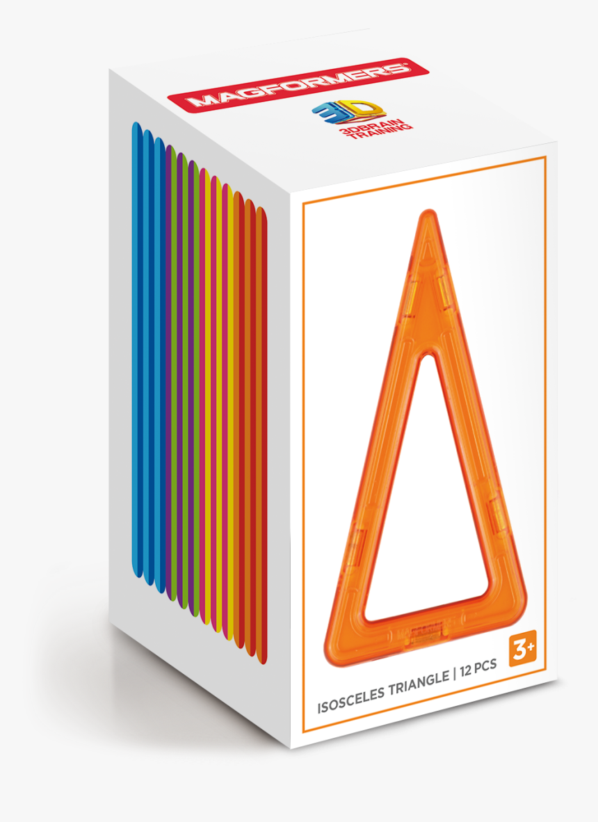 Isosceles Triangle 12pc Set - Magformers Isosceles Triangle 12 Set, HD Png Download