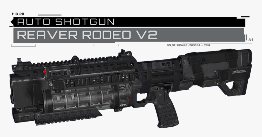 Replaces Auto Shotgun With Reaver Rodeo Shotgun From - Reaver Rodeo Cod, HD Png Download