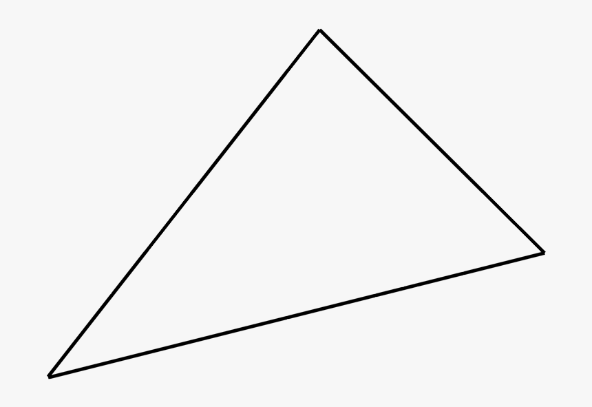 This Arbitrary Triangle Exists, To The Extent That - Triangle, HD Png Download