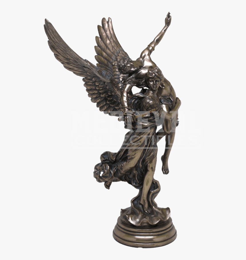Winged Fame Statue - Greek God Bronze Statues, HD Png Download