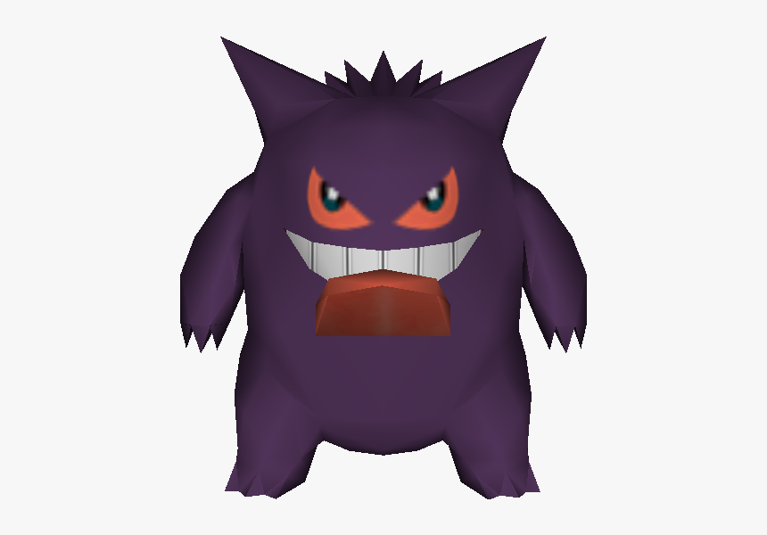 Download Zip Archive - Pokemon Stadium Gengar, HD Png Download