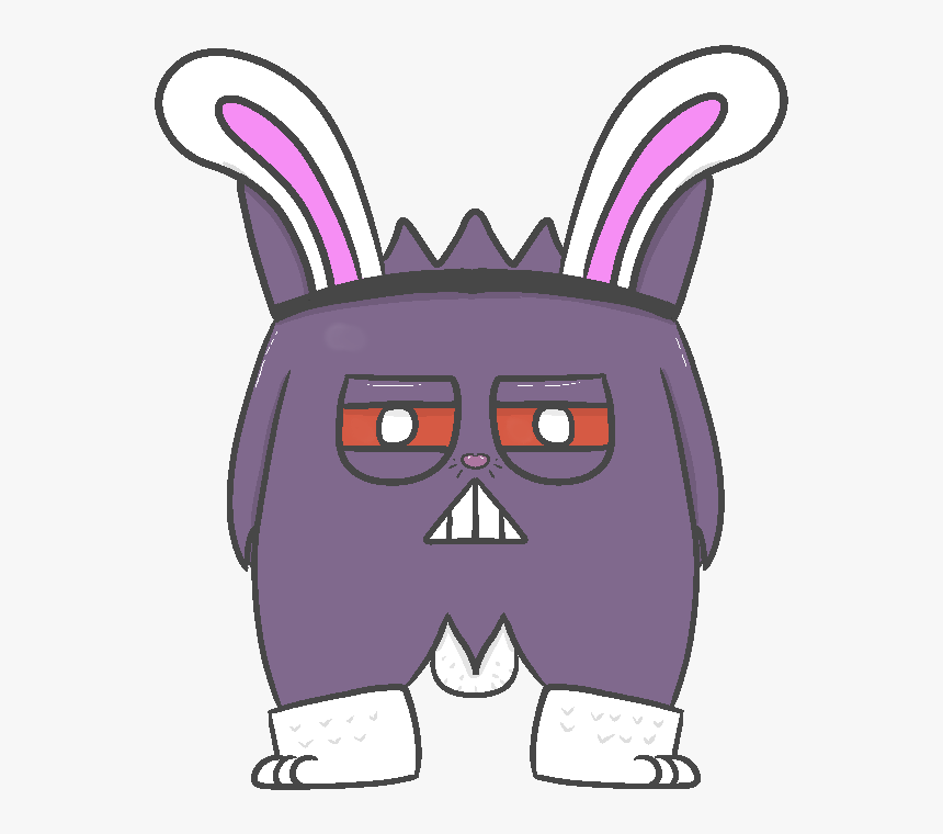 Pokemon Gengar Easter Rabbit - Cartoon, HD Png Download