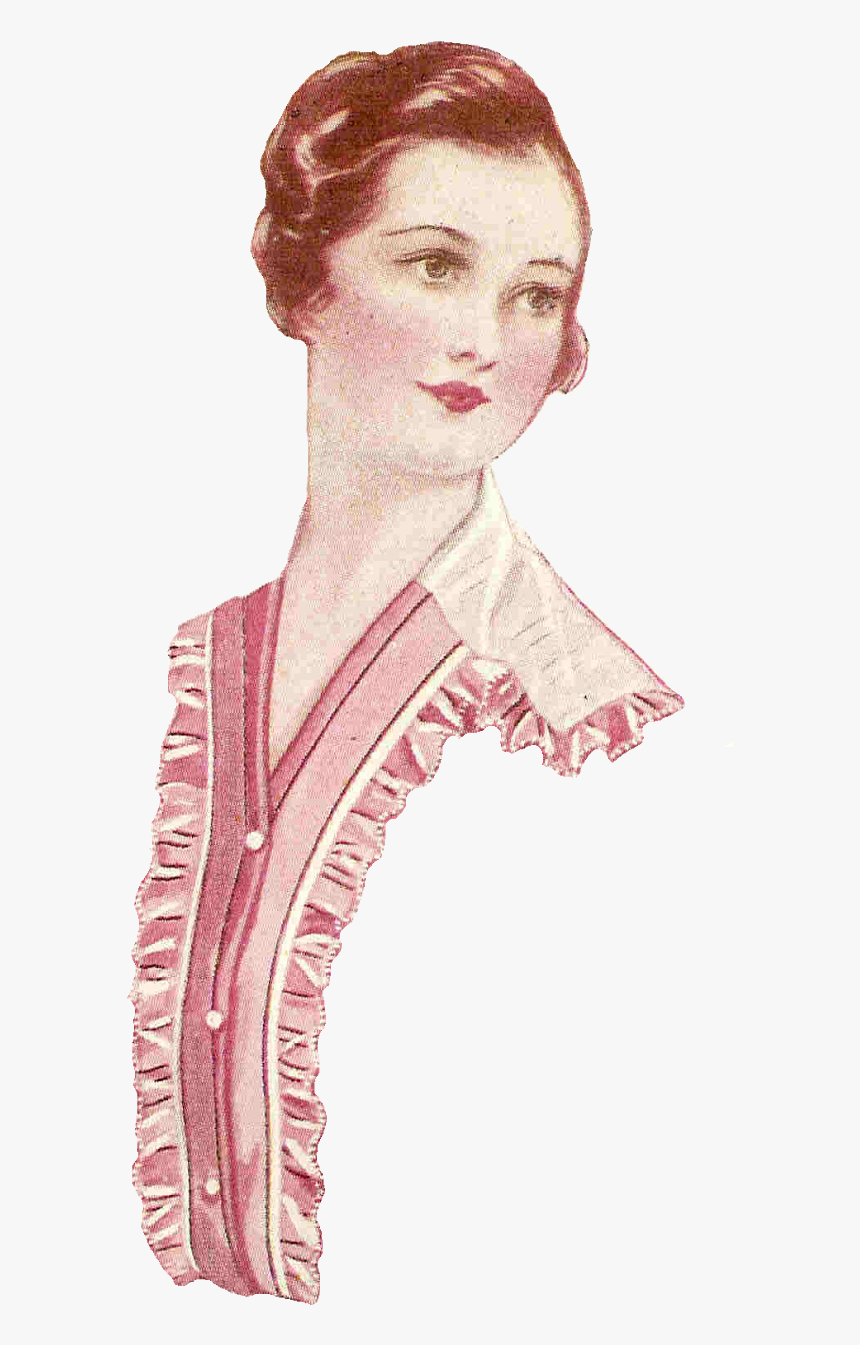 Vintage Clothespin Png For Kids - Fashion Illustration, Transparent Png