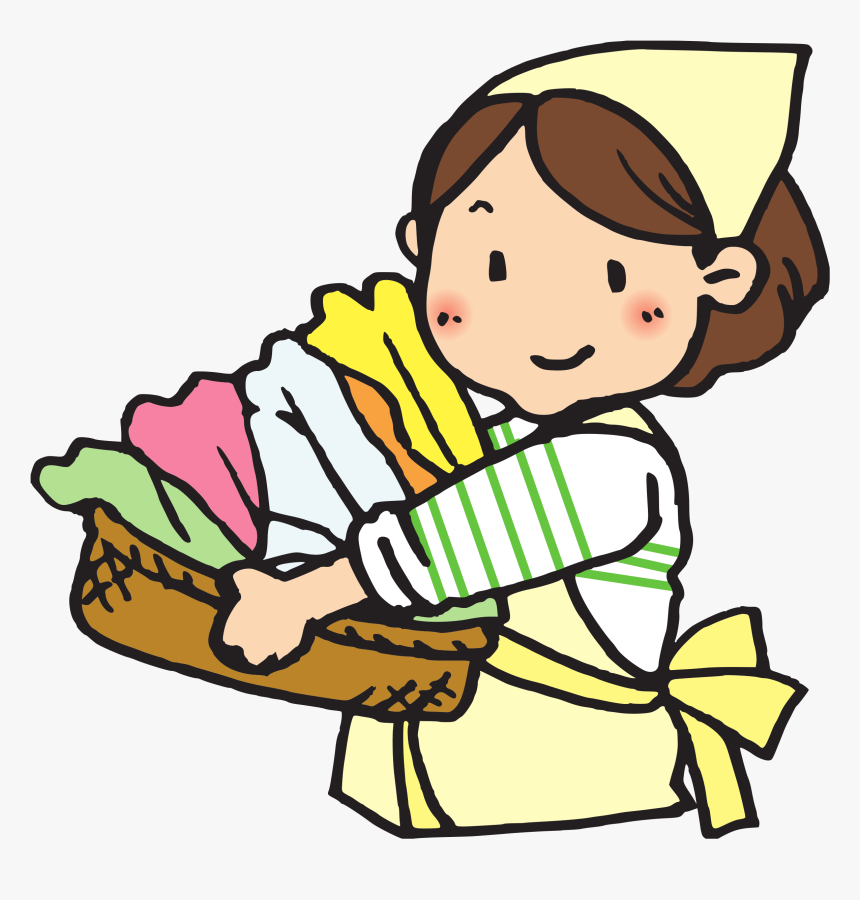 Basket Drawing At Getdrawings - Clipart Laundry, HD Png Download