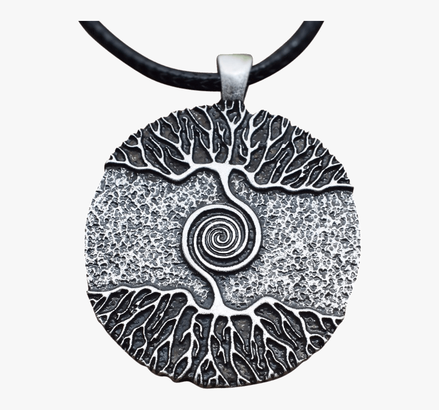 Yggdrasil Tree Of Life Pendant - Spiral Tree Of Life Pendant, HD Png Download