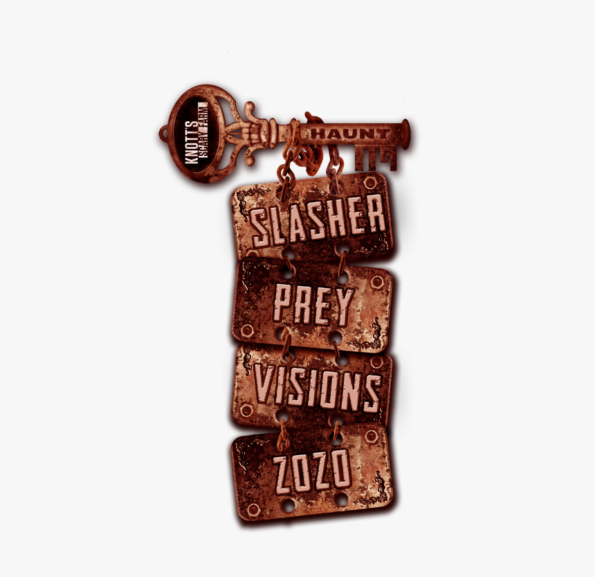 Pin Skeleton Key Clipart No Background - Knotts Scary Farm Souvenir Key 2018, HD Png Download