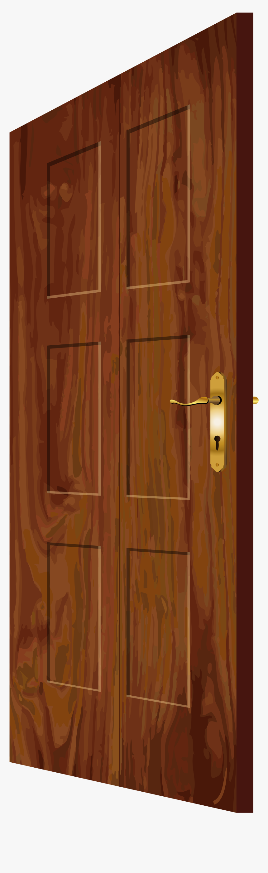 Wooden Door 
								 Title Wooden Door - Wooden Door Clipart, HD Png Download