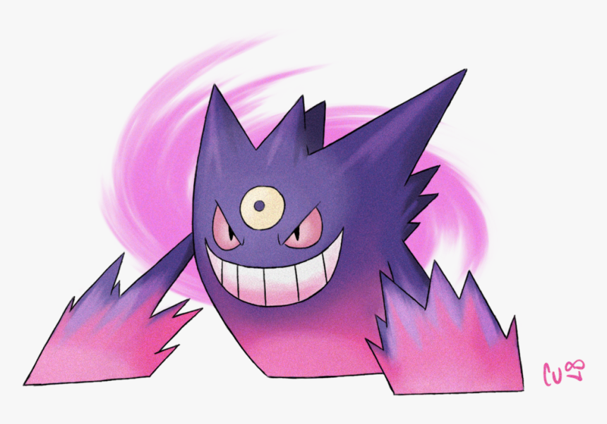 Here S A Normal Mega Gengar Aaaaaand - Pokemon Moving, HD Png Download