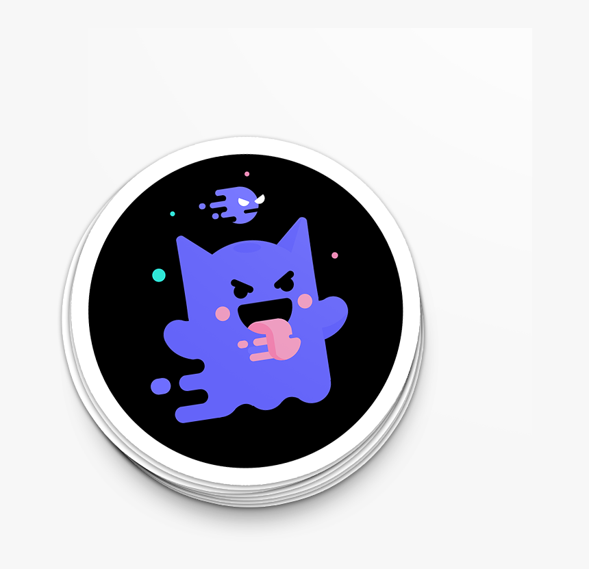 Image Of Gengar Sticker - Cartoon, HD Png Download
