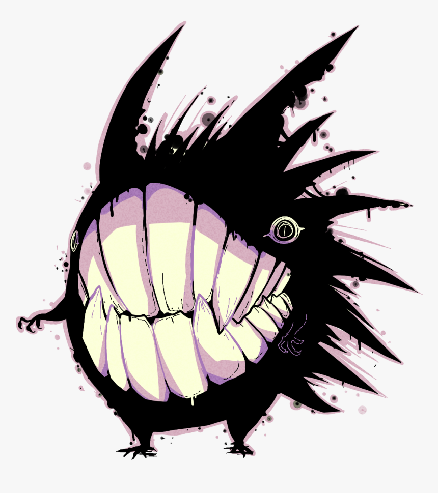 Drawing Gengar Pokémon, HD Png Download