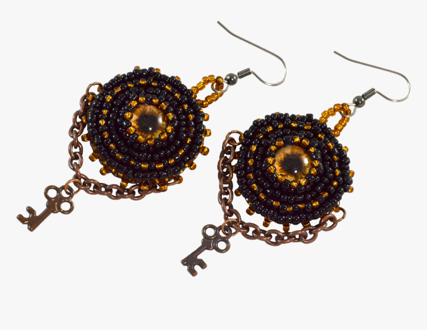 Skeleton Key Earrings - Earrings, HD Png Download