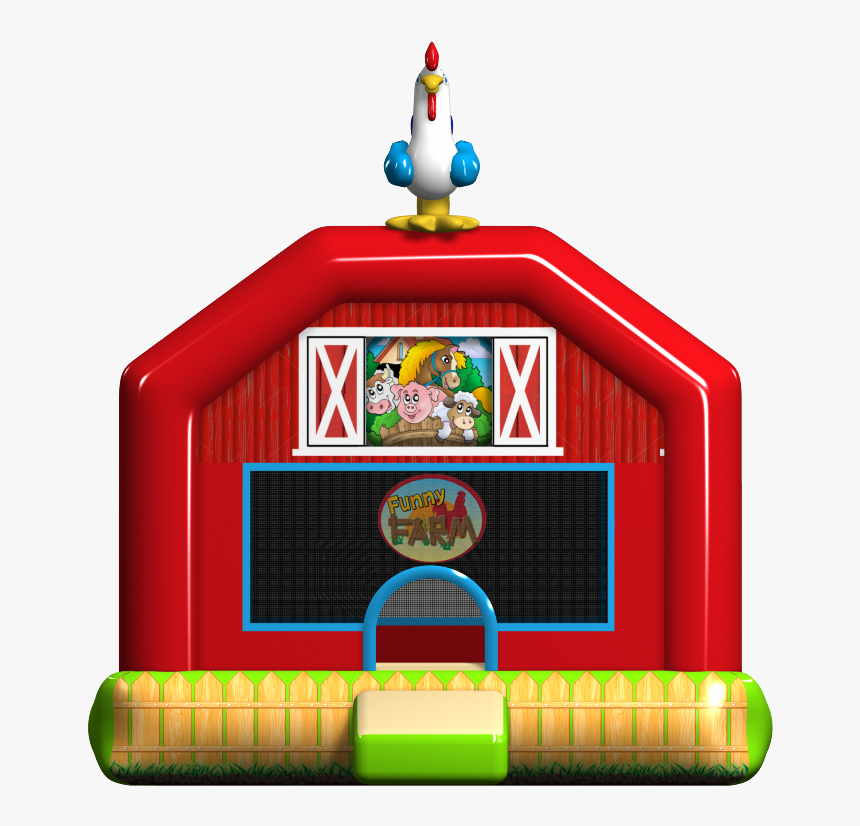 Farm Front - Farm Themed Bounce House, HD Png Download