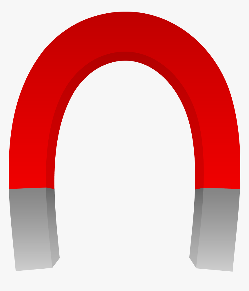 High Resolution Magnetic Clipart 21 Image - Red Horseshoe Magnet Clipart, HD Png Download