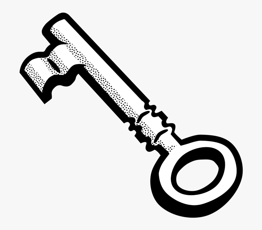 Fashion Accessory,hardware Accessory,sports Equipment - Key Line Art, HD Png Download