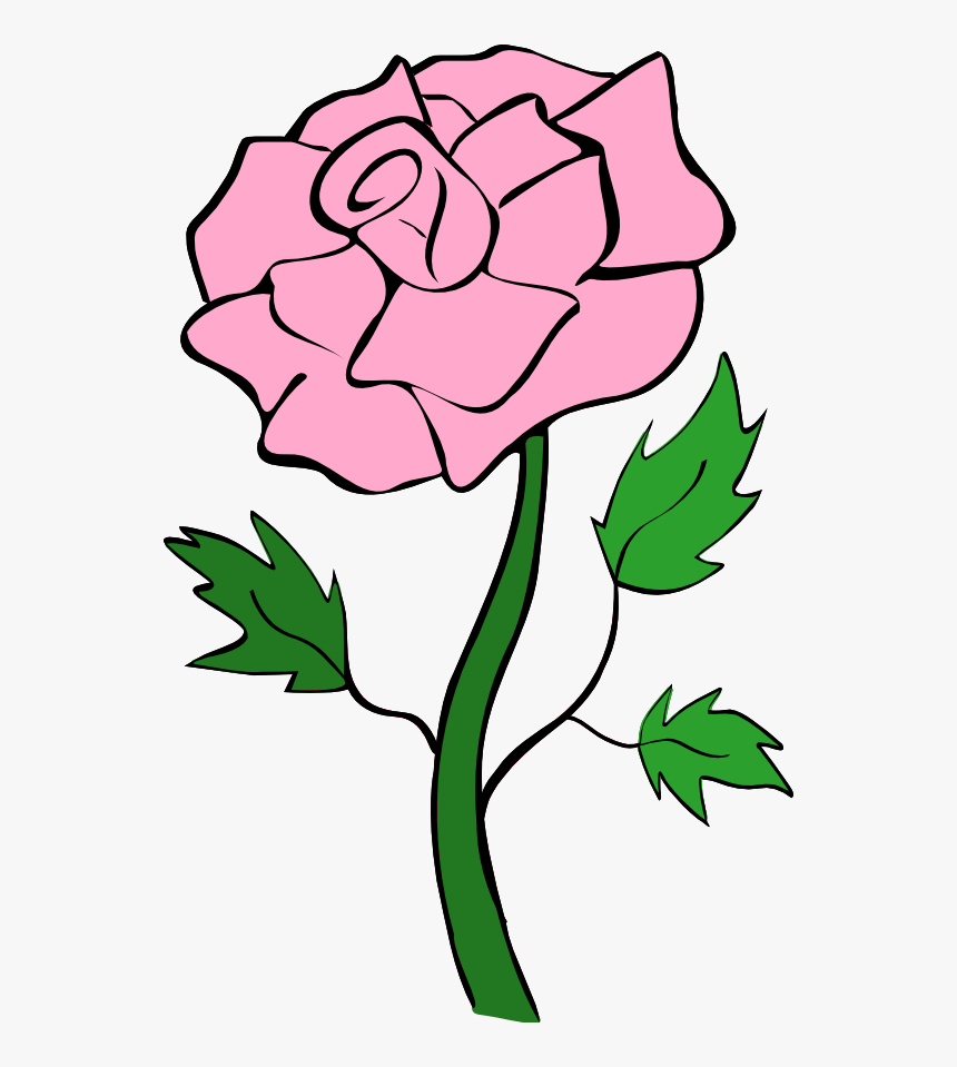 Roses Pink Rose Noelle Nichols Free Download Png Clipart - Pink Rose Clipart, Transparent Png