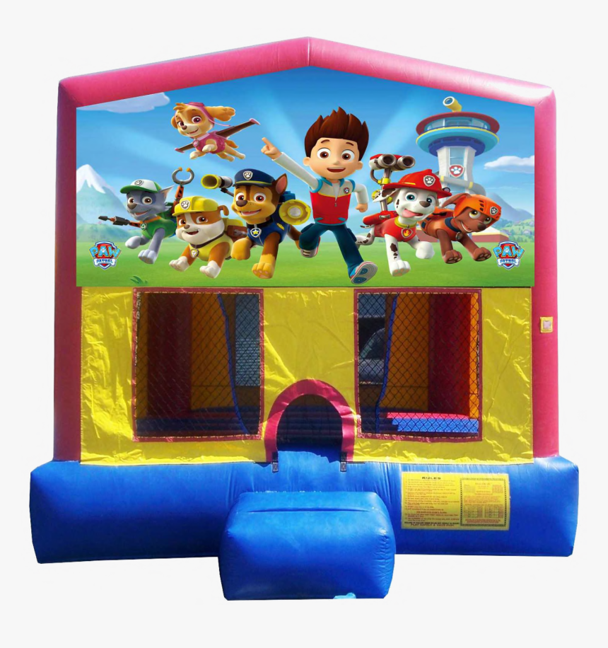 Paw Patrol Bounce House - Paw Patrol Jumper With Slide, HD Png Download