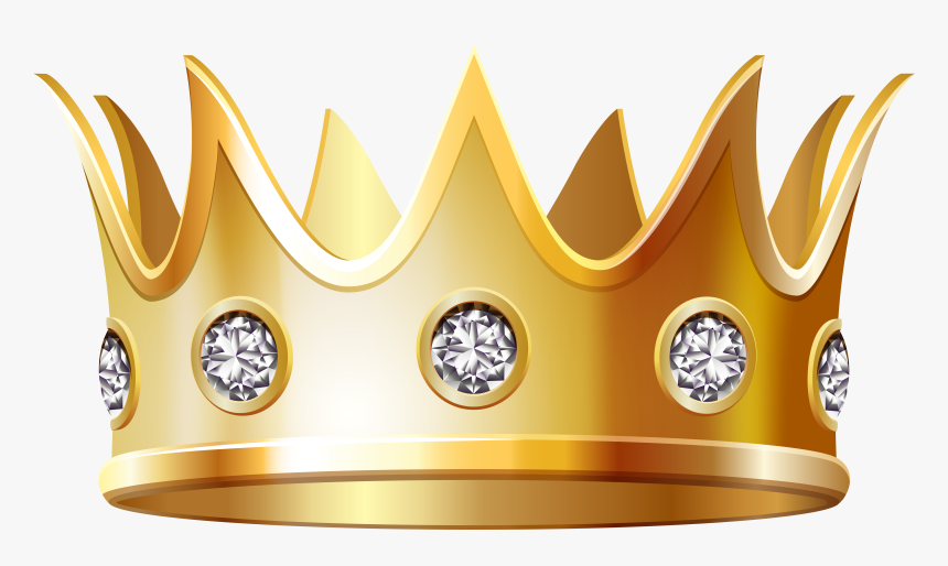 Gold Crown With Diamonds Png Clip Art Image - Clip Art, Transparent Png