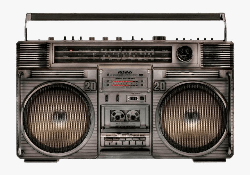 Rising Ghettoblaster Boombox Old School Beat Box, HD Png Download