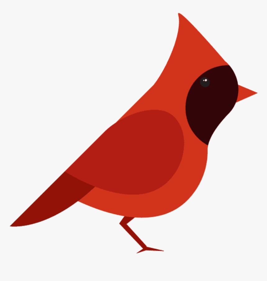 Northern Cardinal Vector Graphics Bird Clip Art - Cardinal Vector Png, Transparent Png