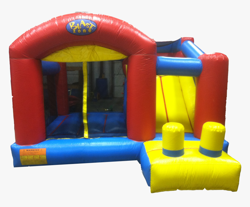 10 Blast Zone Preschool Moonwalk Bounce House Combo - Inflatable, HD Png Download