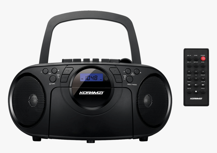 Koramzi Portable Cd Boombox Full Range Stereo Sound - Amazon Precios Radiograbadoras Zilvania, HD Png Download