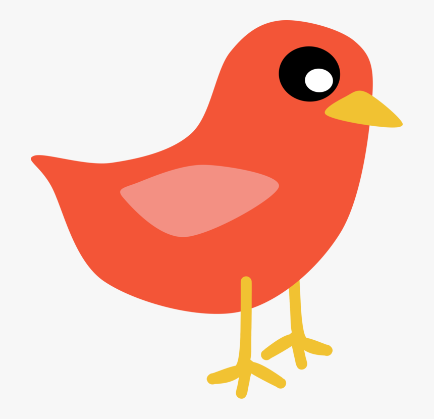Artwork,wing,bird - Clipart Red Bird, HD Png Download
