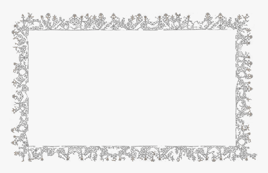 Gift Certificate Border Png , Png Download - Medieval Rose Border, Transparent Png