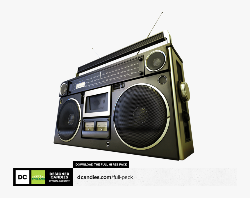 Boombox Psd, HD Png Download