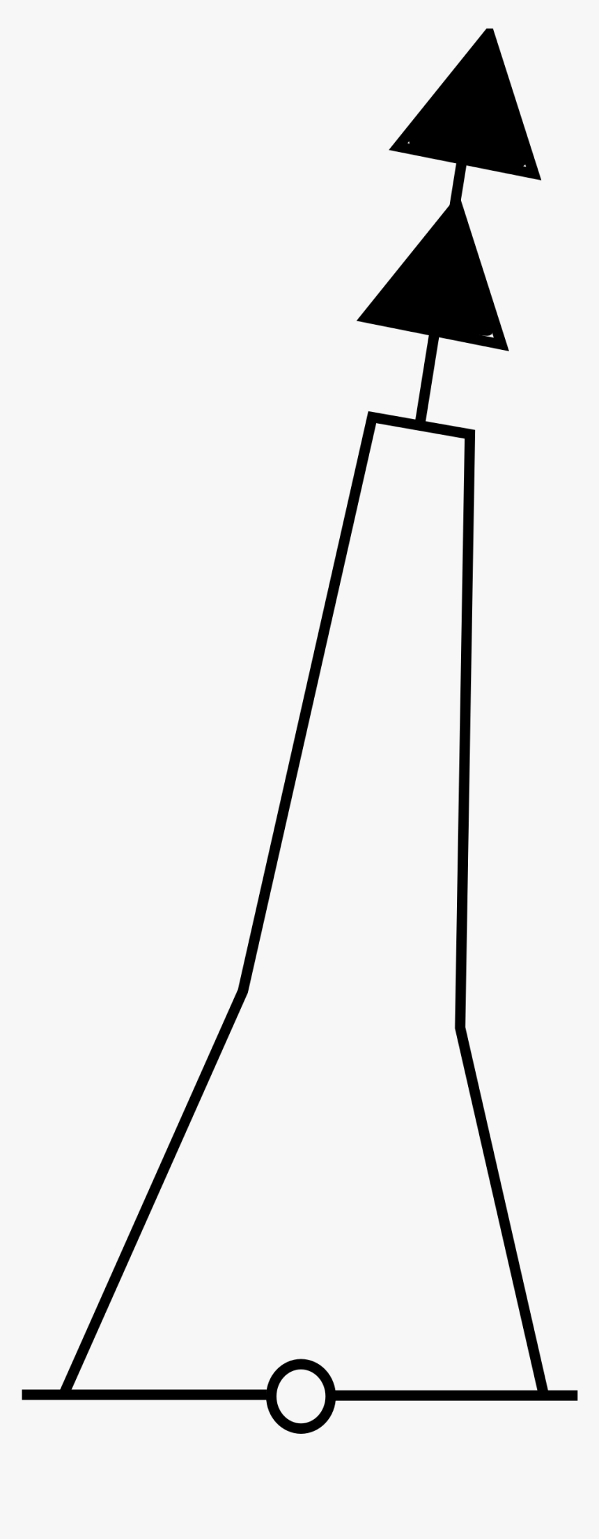 Cardinal Buoy North Clip Arts - Simbolo Boya, HD Png Download