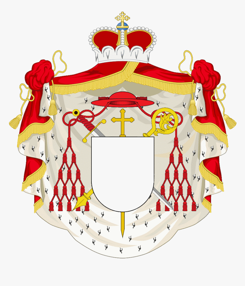 02 Coa Cardinal Prince-bishop - Grand Duchy Of Lithuania Coat Of Arms, HD Png Download