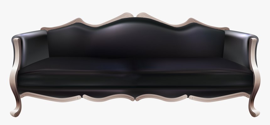 Sofa - Sofa Png Black, Transparent Png