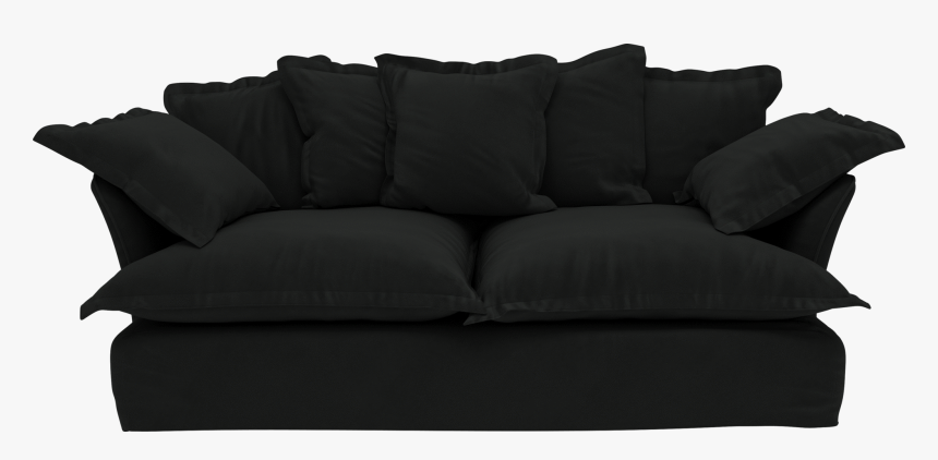Black Velvet Song Sofa Additional Cover 
 Class Lazyload - 3 Seater Linen Sofa, HD Png Download